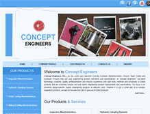 Tablet Screenshot of conceptarbors.com